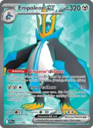 Reference image of Empoleon ex, Phantasmal Flames