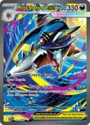 Reference image of Mega Sharpedo ex, Phantasmal Flames