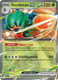 Reference image of Decidueye ex, Perfect Order