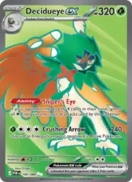 Reference image of Decidueye ex, Perfect Order