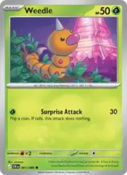 Reference image of Weedle, Chaos Rising