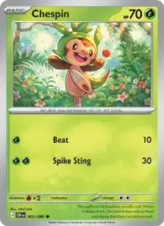 Reference image of Chespin, Chaos Rising