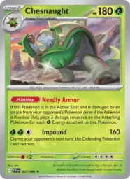 Reference image of Chesnaught, Chaos Rising