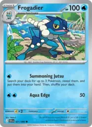 Reference image of Frogadier, Chaos Rising