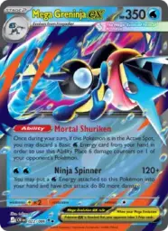 Reference image of Mega Greninja ex, Chaos Rising