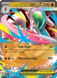 Reference image of Mega Gallade ex, Chaos Rising