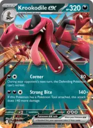 Reference image of Krookodile ex, Chaos Rising