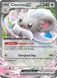 Reference image of Cinccino ex, Chaos Rising