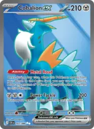Reference image of Cobalion ex, Chaos Rising