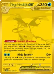 Reference image of Mega Greninja ex, Chaos Rising