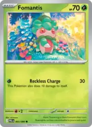Reference image of Fomantis, Pitch Black