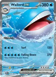 Reference image of Wailord ex, Pitch Black