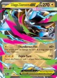 Reference image of Mega Zeraora ex, Pitch Black