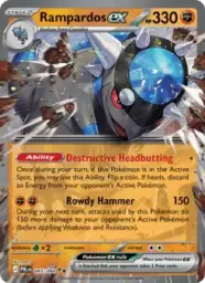 Reference image of Rampardos ex, Pitch Black