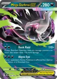 Reference image of Mega Darkrai ex, Pitch Black