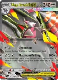 Reference image of Mega Excadrill ex, Pitch Black