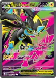 Reference image of Mega Zeraora ex, Pitch Black