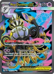 Reference image of Mega Chandelure ex, Pitch Black
