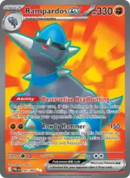 Reference image of Rampardos ex, Pitch Black