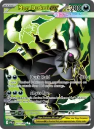 Reference image of Mega Darkrai ex, Pitch Black