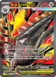 Reference image of Mega Excadrill ex, Pitch Black