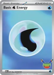 Basic Water Energy · Mega Evolution Energy · 011/16