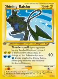 Shining Raichu · Neo Destiny · 111/105
