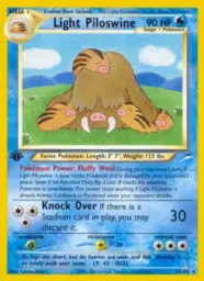 Light Piloswine · Neo Destiny · 26/105