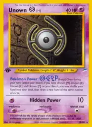 Unown [H] · Neo Destiny · 28/105