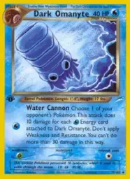 Dark Omanyte · Neo Destiny · 37/105