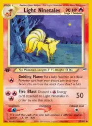 Light Ninetales · Neo Destiny · 50/105