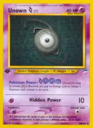 Unown [Z] · Neo Destiny · 60/105