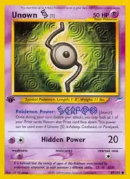 Unown [S] · Neo Destiny · 87/105