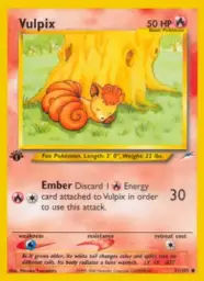 Vulpix · Neo Destiny · 91/105