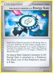 Team Galactic's Invention G-101 Energy Gain · Platinum · 116/127