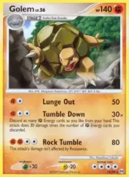 Golem · Arceus · 19/99
