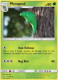 Metapod · Sun & Moon · 2/149