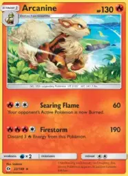 Arcanine · Sun & Moon · 22/149