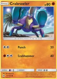 Crabrawler · Sun & Moon · 72/149