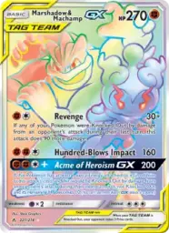 Marshadow & Machamp GX · Unbroken Bonds · 221/214