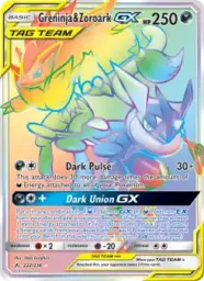 Greninja & Zoroark GX · Unbroken Bonds · 222/214