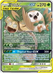 Rowlet & Alolan Exeggutor GX · Unified Minds · 1/236