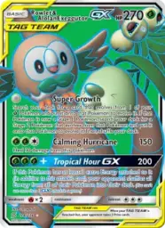 Rowlet & Alolan Exeggutor GX · Unified Minds · 214/236
