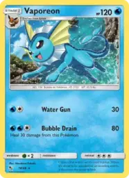 Vaporeon · Hidden Fates · 18/68