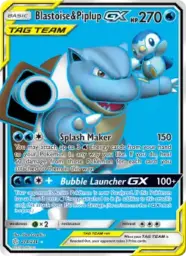 Blastoise & Piplup GX · Cosmic Eclipse · 214/236