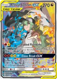 Reshiram & Zekrom GX · Cosmic Eclipse · 222/236