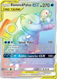 Blastoise & Piplup GX · Cosmic Eclipse · 253/236
