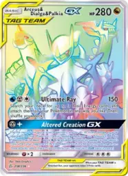 Arceus & Dialga & Palkia GX · Cosmic Eclipse · 258/236