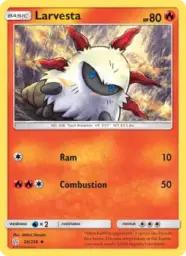 Larvesta · Cosmic Eclipse · 34/236