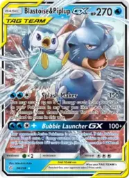 Blastoise & Piplup GX · Cosmic Eclipse · 38/236
